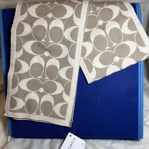 Coach Logo Scarf